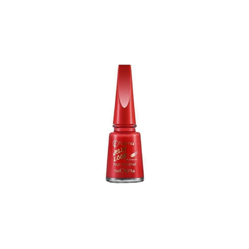 FLORMAR JELLY LOOK NAIL ENAMEL JL05 FIRE RED