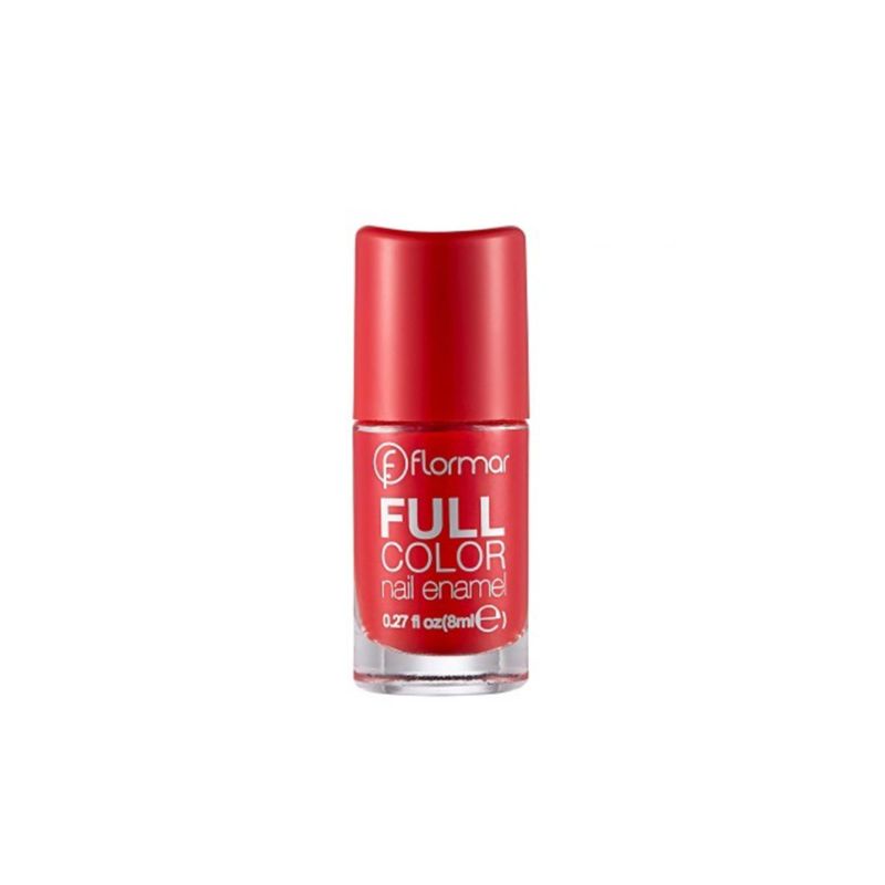 FLORMAR FULL COLOR NAIL ENAMEL FC08 OPTIMISTIC RED
