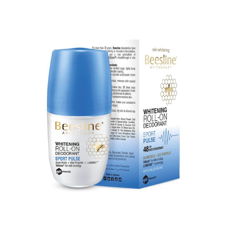 BEESLINE WHITENING DEO ROLL ON 50ML -SPORT PULSE