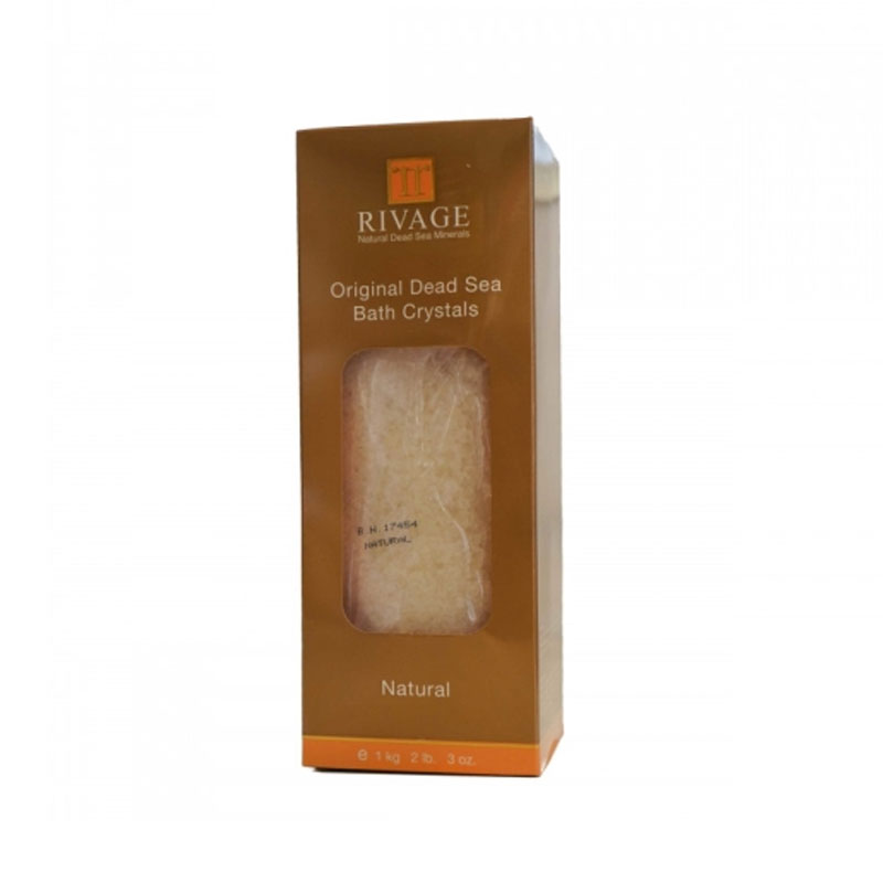 RIVAGE ORIGINAL DEAD SEA BATH CRYSTALS - NATURALCARTON 1 KG