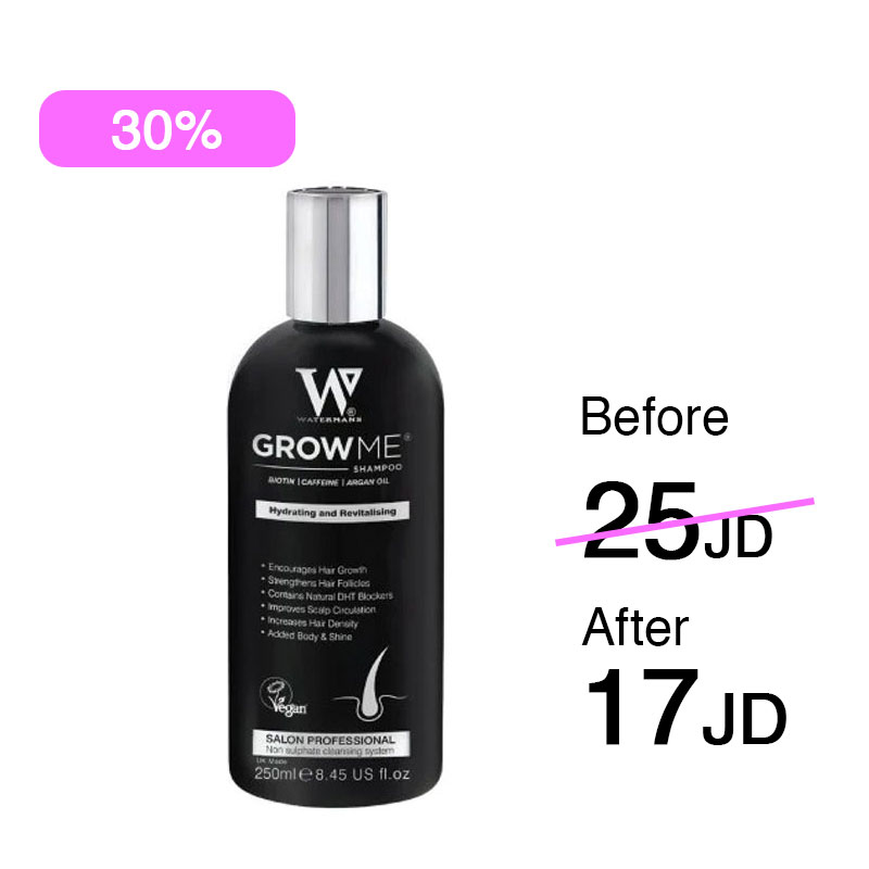 Watermen Gromi shampoo to thicken and stop hair loss