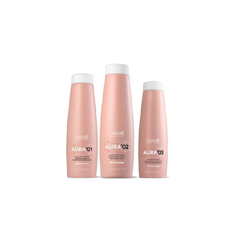 LAKME AURA FASE SALON  KIT 3* 1L