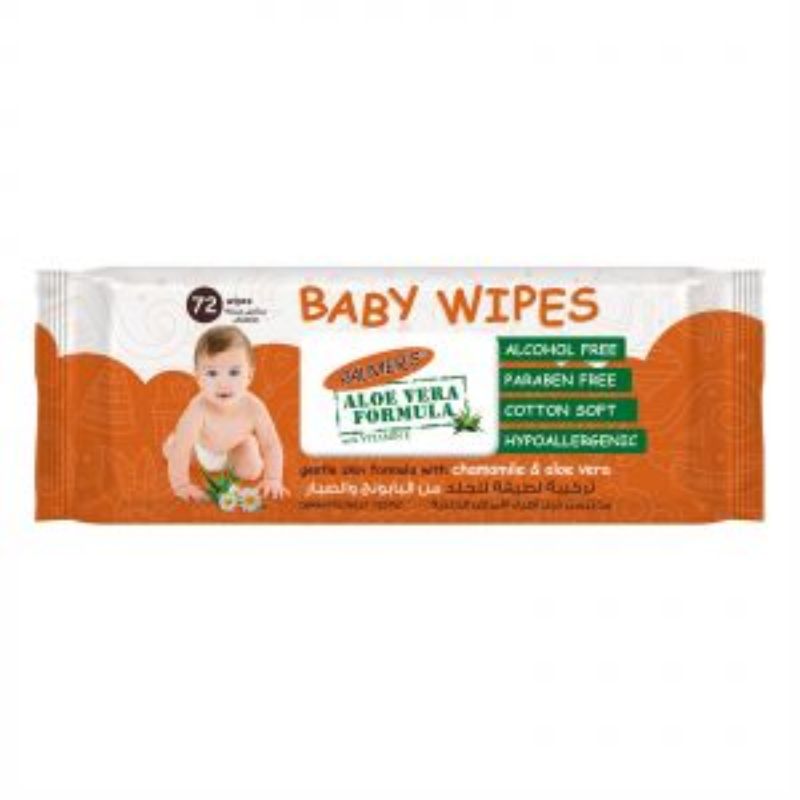 PALMERS BABY WIPES 72