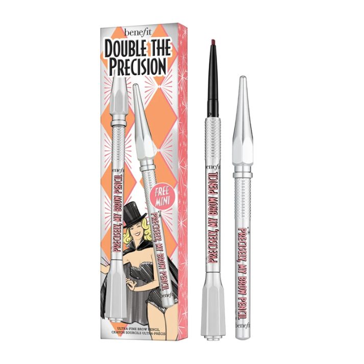BENEFIT DOUBLE THE PRECISION SHADE 04 PRECISELY MY BROW BOOSTER SET