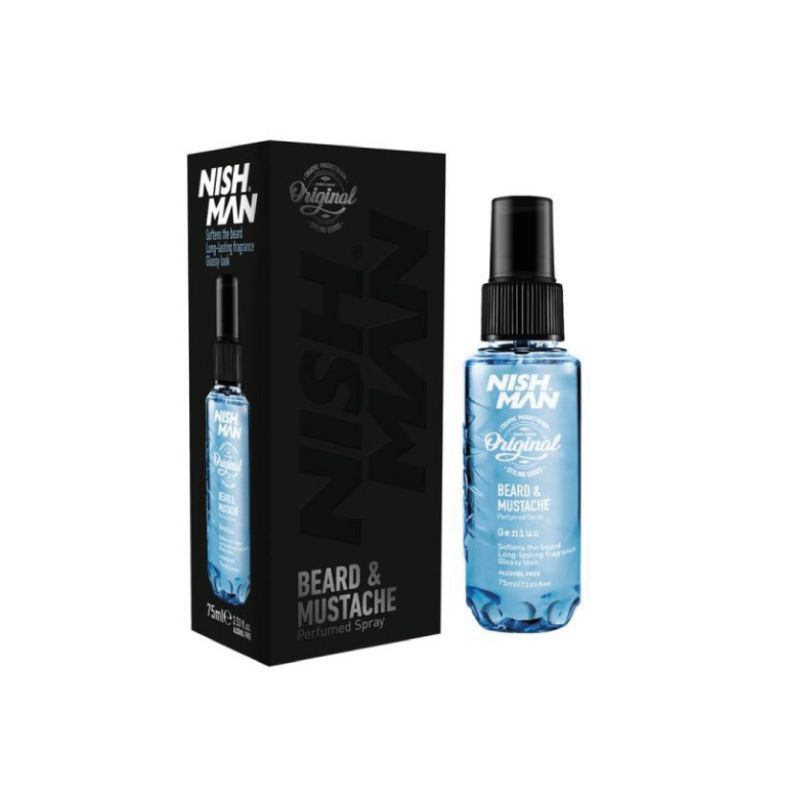 NISHMAN BEARD& MUSTACHE SPRAY 75ML