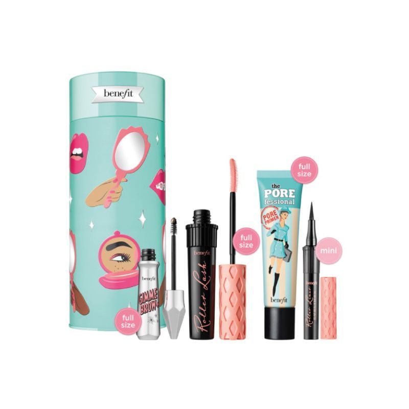 BENEFIT HOLIDAY 2020 TIERED SET WITH ROLLER LASH