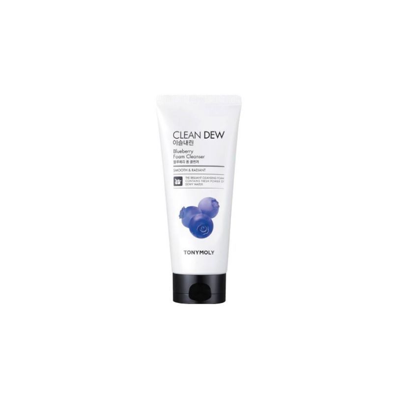 TONYMOLY CLEAN DEW FOAM CLEANSER (BLUEBERRY)