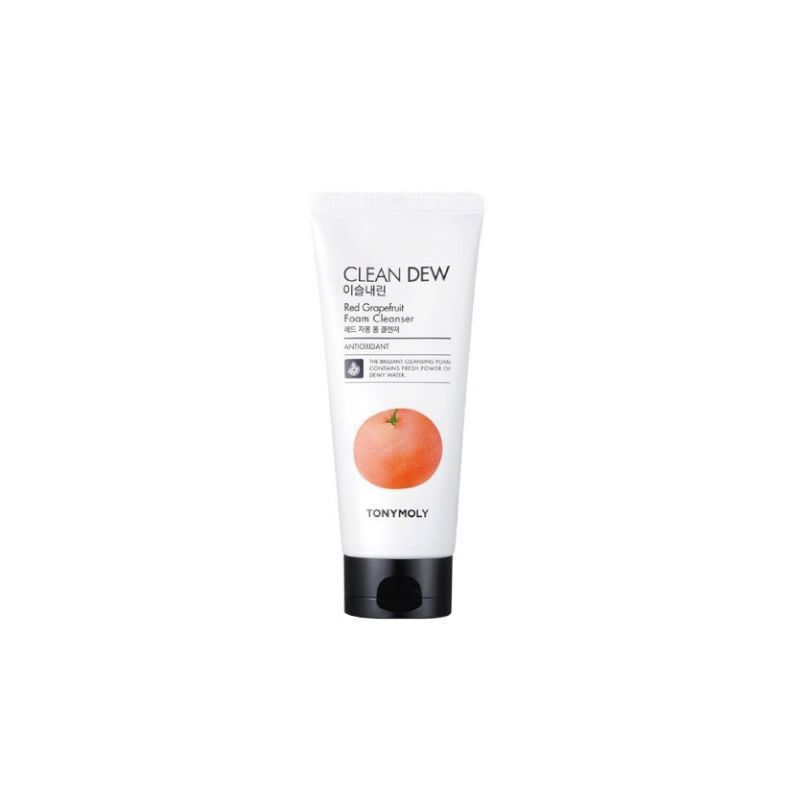 TONYMOLY CLEAN DEW FOAM CLEANSER (GARPE FRUIT)