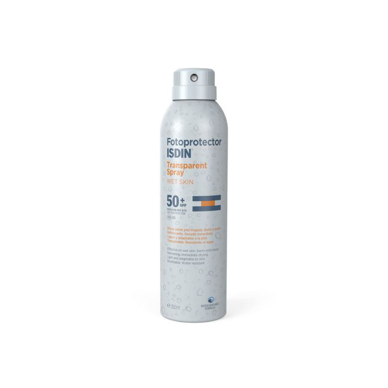 ISDIN FOTOPROTECTOR TRANSPARENT PED SPRAY WETSKIN SPF50 250ML