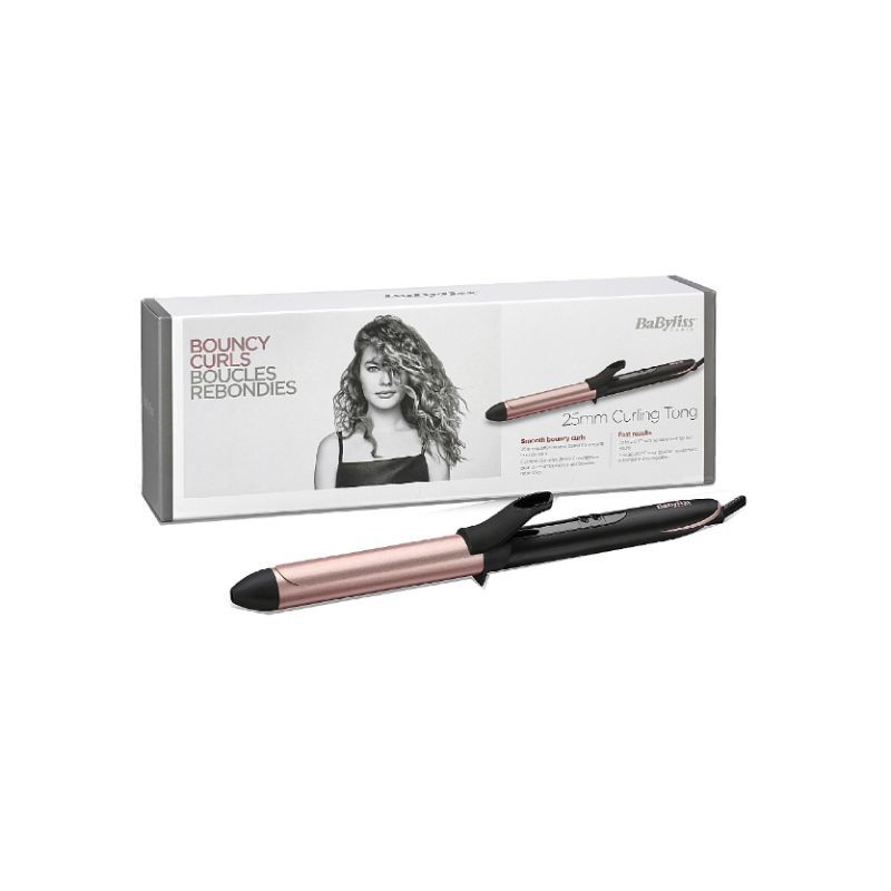 BABYLISS CURLING IRON 25MM LED 6TEMPS 160C-210C QUARTZ