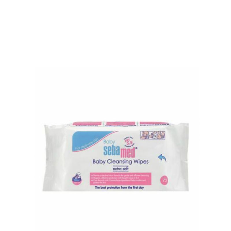 SEBAMED BABY WIPES 72 PCS
