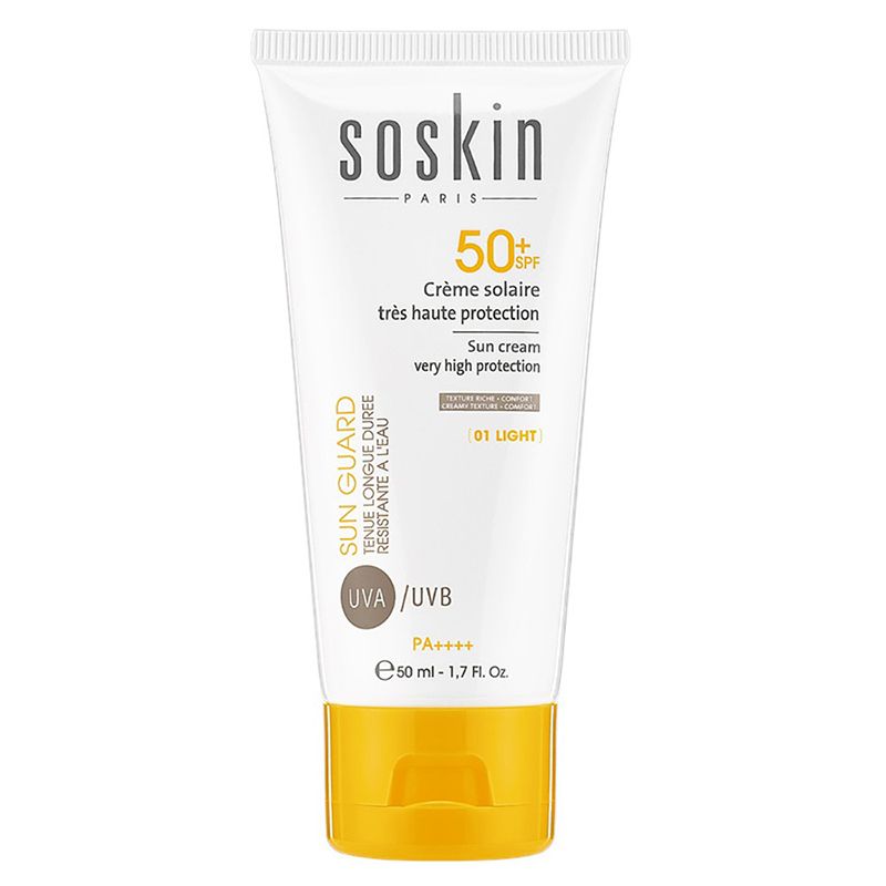 SOSKIN SPF50+ TINTED (02) SUN BLOCK CREAM 50ML