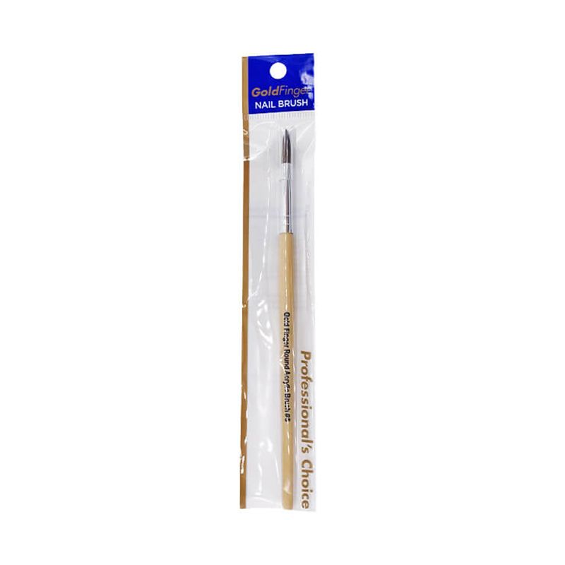 KISS GABR100-GOLD FINGER FLAT ACRYLIC BRUSH#5