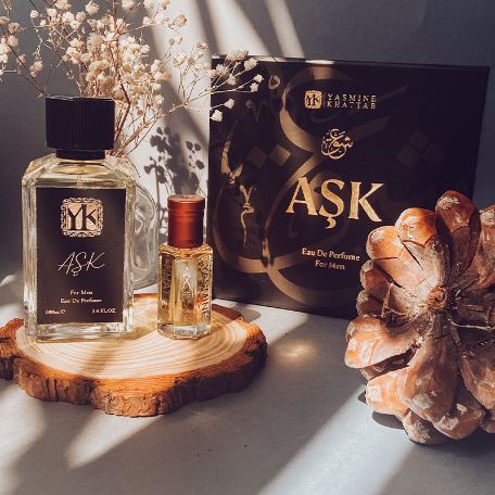 YASMINE KHATTAB ASK+  PORFUM  100 ML FOR MEN عشق