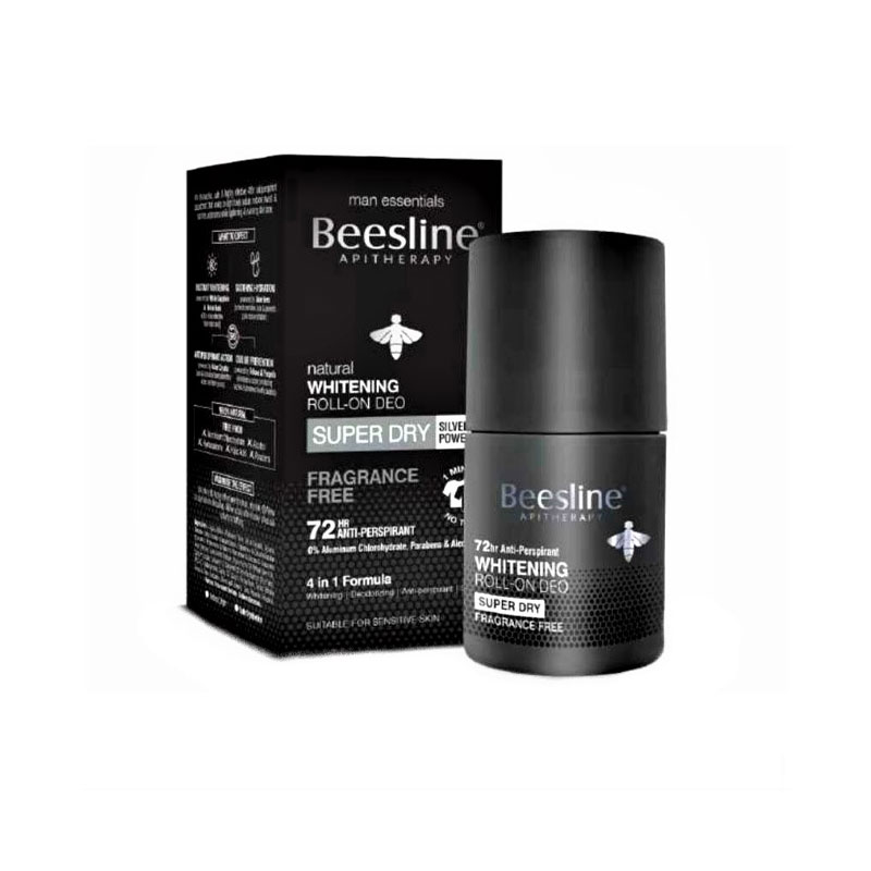 BEESLINE WHITENING MEN DEO ROLL ON 50ML -SUPER DRY/F.F