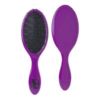 Wet Brush Detangler For Thick Hair - Purple