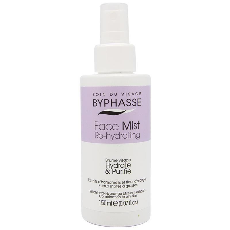 BYPHASSE FACE MIST RE-HYDRATING BRUME VISAGE HYDRATE & PURIFIE 150ML
