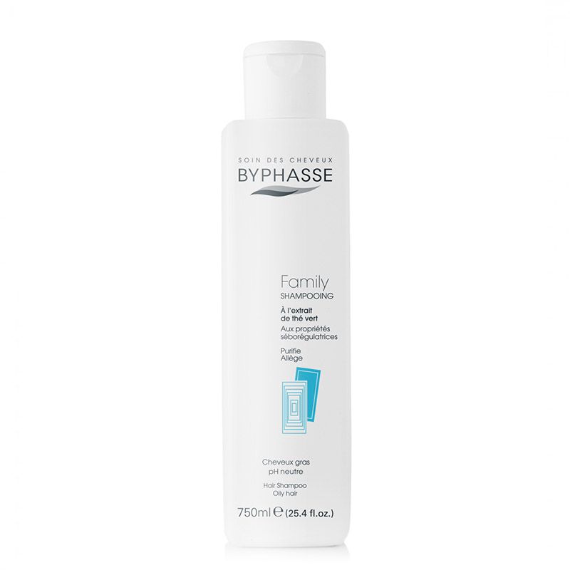 BYPHASSE FAMILY SHAMPOOING HAIR PURIFIE OILY SKIN 750ML