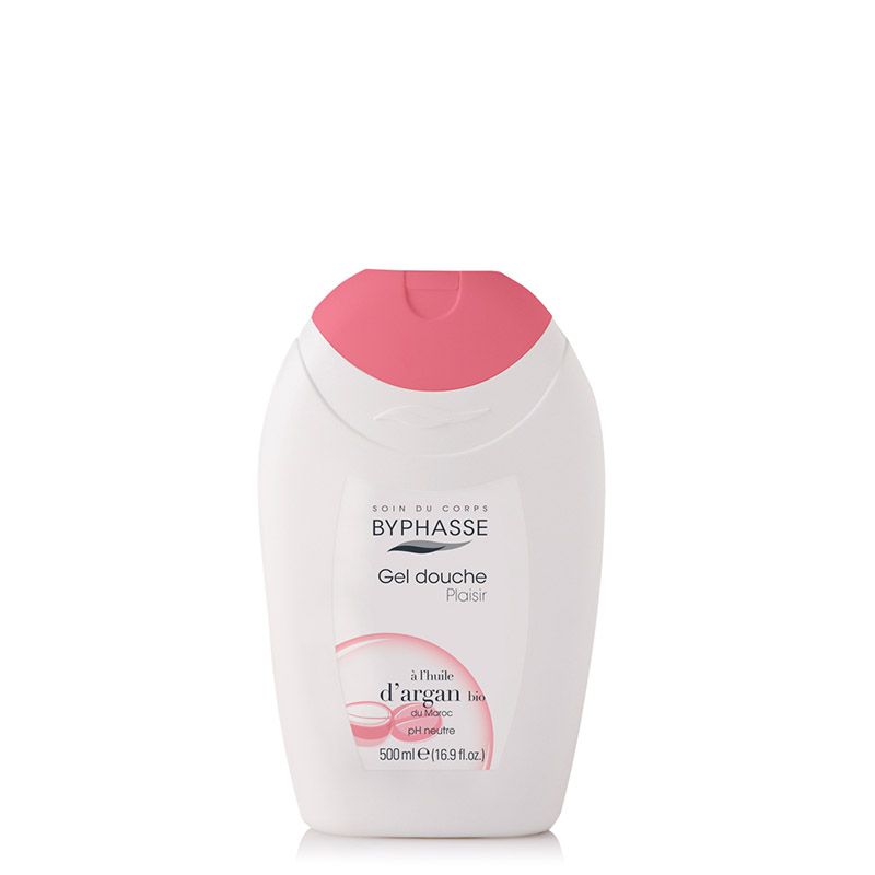 BYPHASSE GEL DOUCHE PLAISIR BODY SHOWER GEL A L'HUILE DARGAN BIO 500ML