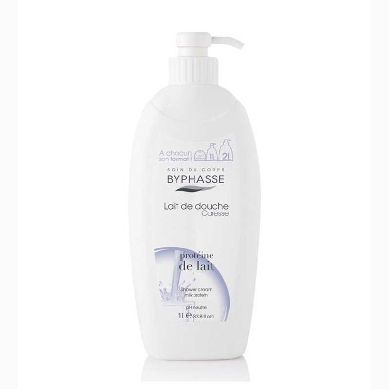 BYPHASSE LAIT DE DOUCHE CARESSE BODY SHOWER CREAM FLEUR 1000ML