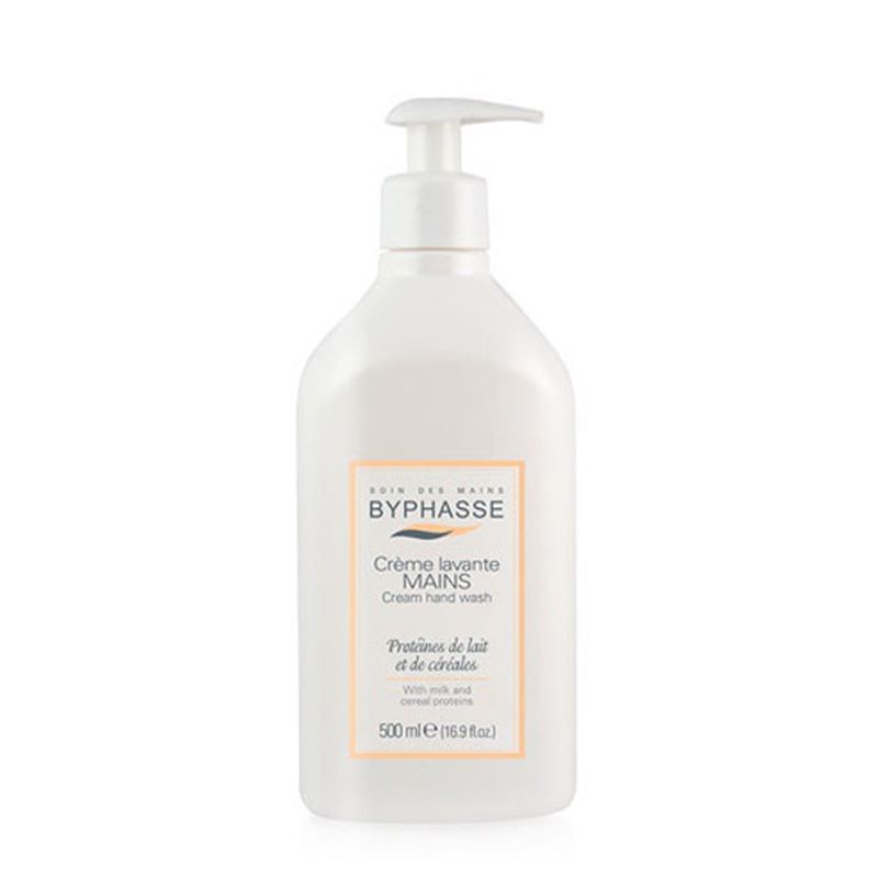 BYPHASSE LAVANTE MAINS CREAM HAND WASH MILK AND CEREAL PROTINS 500ML