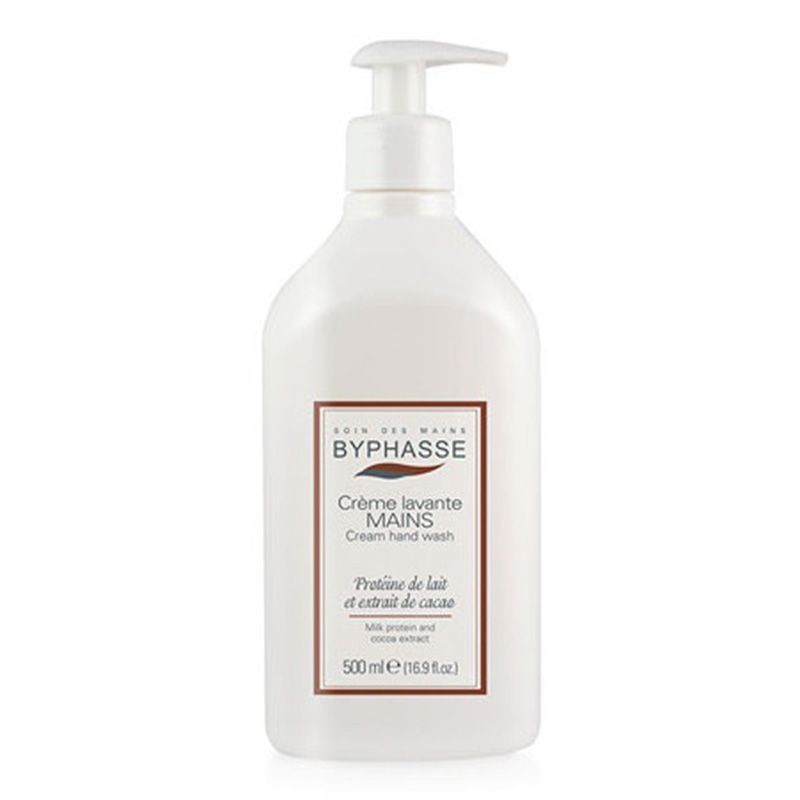 BYPHASSE LAVANTE MAINS CREAM HAND WASH MILK AND COCA EXTRACT 500ML