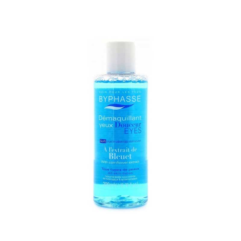 BYPHASSE SOFT EYE MAKEUP REMOVER CORNFLOWER EXTRACT ALL SKIN TYPES 200ML