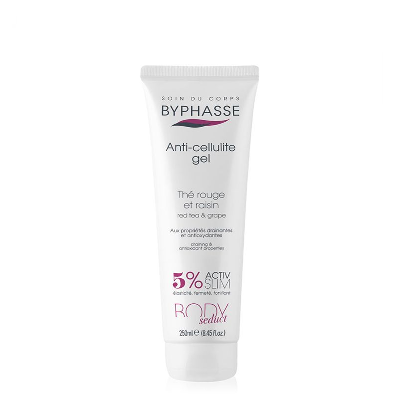 BYPHASSE ANTI-CELLUITE GEL RED TEA AND GRAPE 250ML