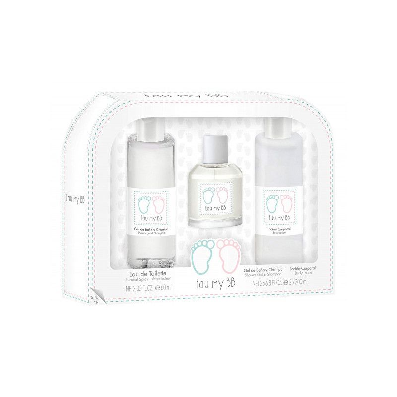 EAU MY BB EAU DE TOILETTE GIFT SET 3 PC 200MLX200MLX60ML