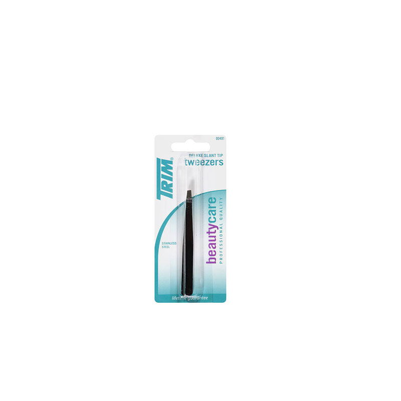 TRIM DELUXE SLANT TIP TWEEZER 00491