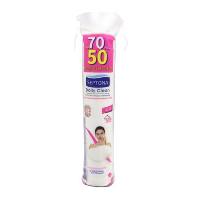 SEPTONA DAILY CLEAN SENSITIVE COTTON PADS 70+50