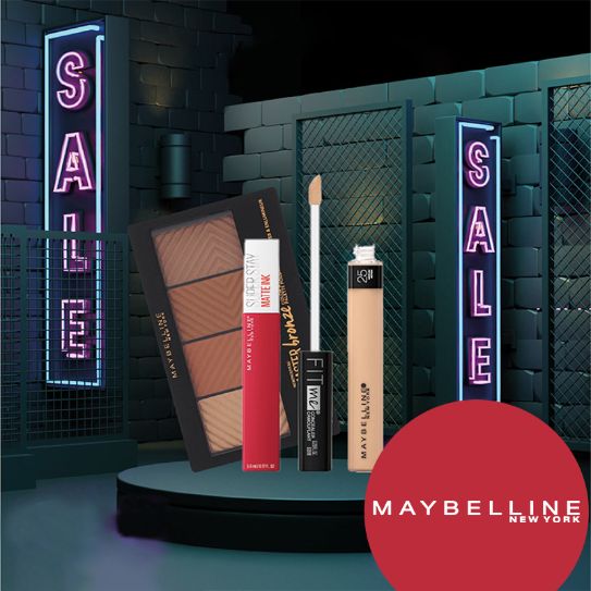 Offer MASTER BRONZE PALET 20 Master + SuperSTAY MATTE INK 65 SEDUCTRES + MY FIT ME CONCEALER 15 FA