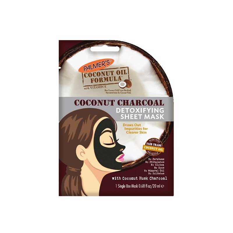 PALMERS SKINSUCCESS CHARCOAL DETOX SHEET MASK