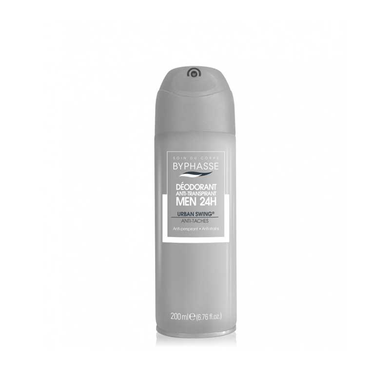 BYPHASSE MEN 24H ANTI-PERSPIRANT DEODORANT URBAN SWING (SPRAY) 200ML