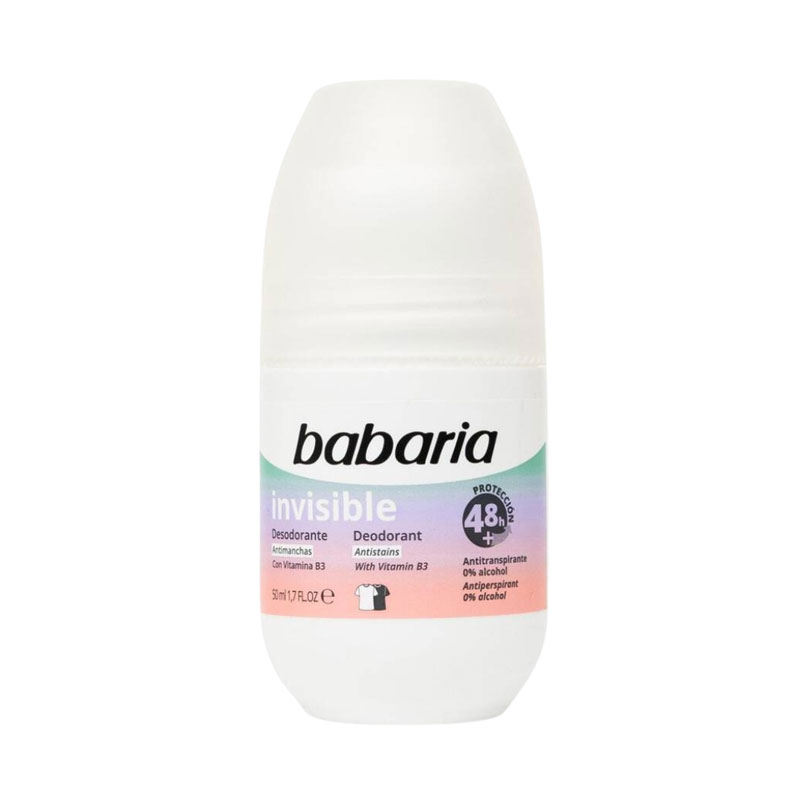 BABARIA DEODROANT ROLL ON INVISIBLE 50ML 