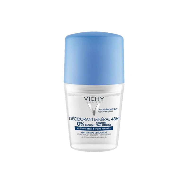 Vichy 48-Hour Mineral Aluminium Salt Free Roll On 50ml Unisex