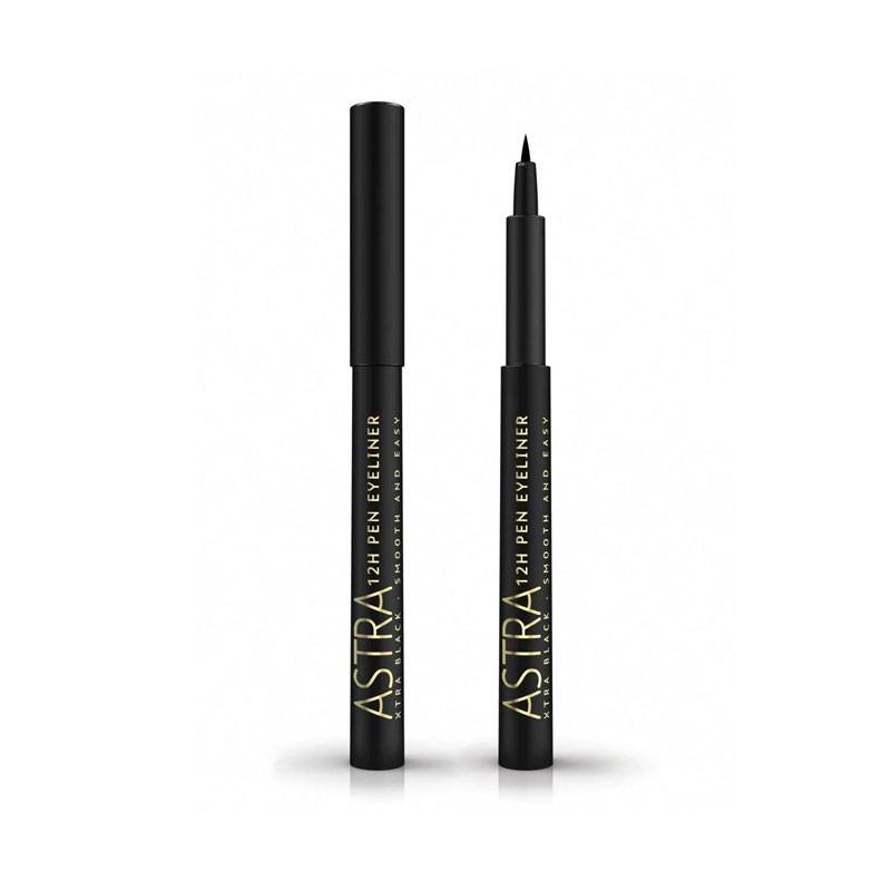 ASTRA 12H PEN EYELINER XTRA BLACK SMOOTH AND EASY N01