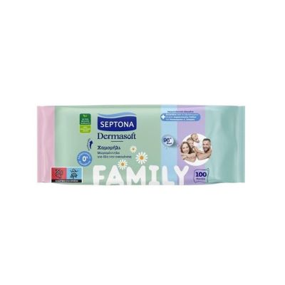SEPTONA FAMILY WIPES WATER 100 PCS