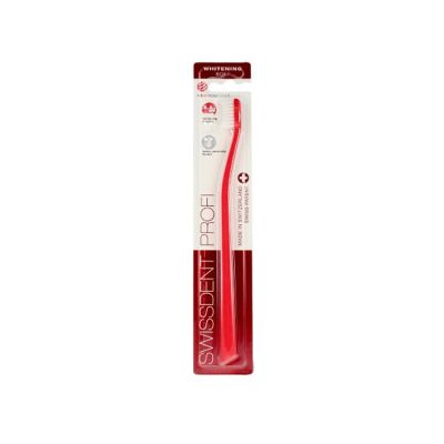 SWISSDENT Whitening Classic Red tooth brush