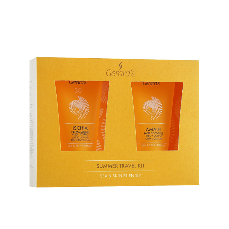 GERARDS SUNBLOCK CREAM 50+SPF+FACE AND BODY THERMAL WATER  SUMMER KIT 30ML