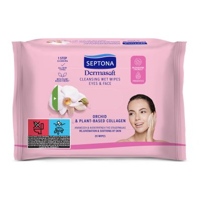SEPTONA WIPES DAILY CLEAN ORCHID