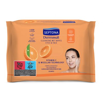 SEPTONA WIPES DAILY CLEAN VITAMIN C