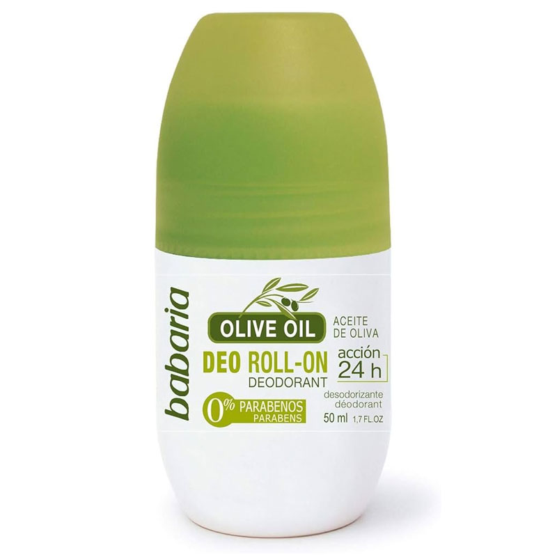 BABARIA ROLL-ON DEODORANT OLIVE OIL NEW-2*1