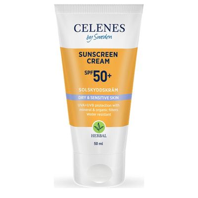 CELENES BY SWEDENHERBAL SUNSCREEN CREAM SPF 50+