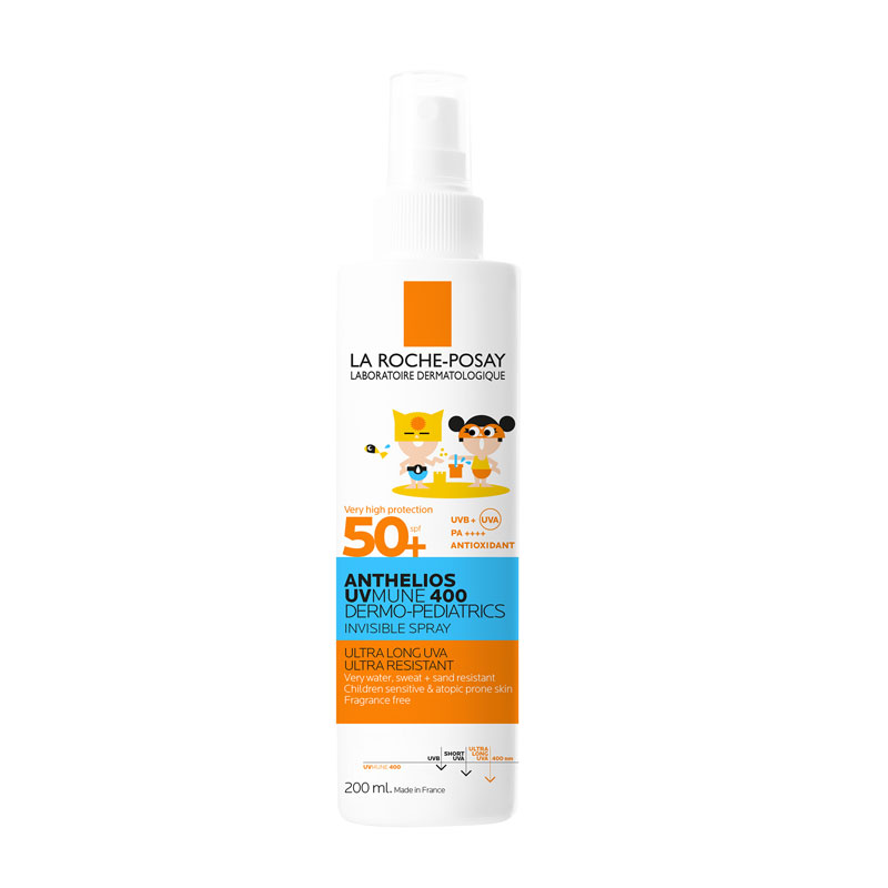 LA ROCHE POSAY SPRAY ANTHELIOS UV MUNE 400 DERMO PEDIATRICS INVISIBLE