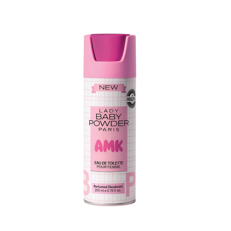 LADY BABY POWDER AMK DEODORANT POUR FEMME PINK 200 ML