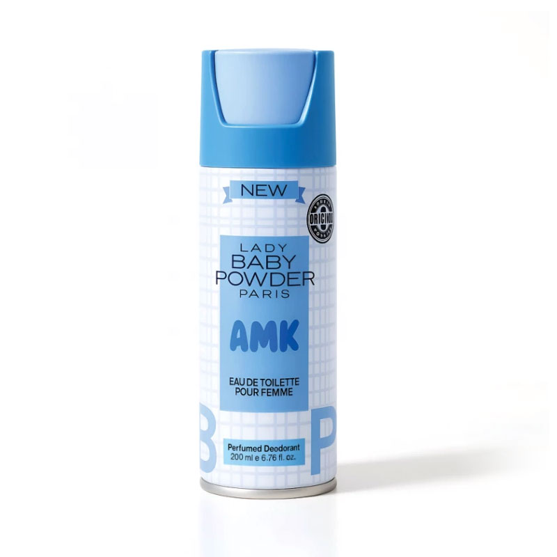 LADY BABY POWDER AMK DEODORANT POUR FEMME LIGHT BLU 200 ML