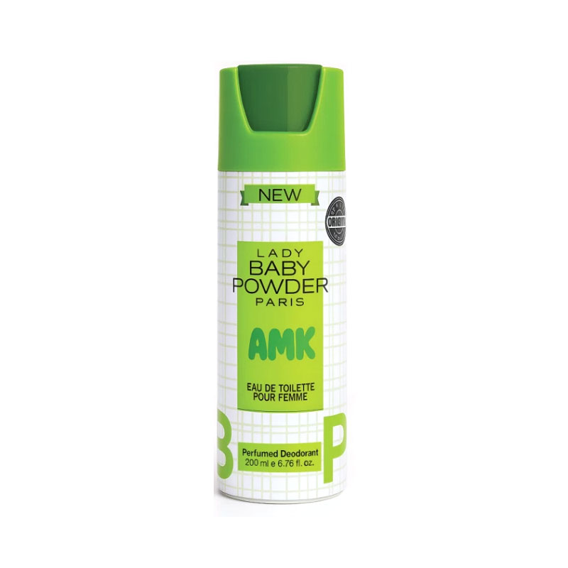 LADY BABY POWDER AMK DEODORANT POUR FEMME GREEN 200 ML