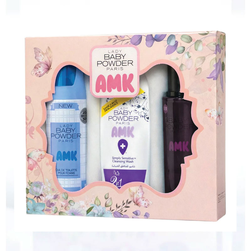 LADY BABY POWDER GIFT SET 3 PCS 