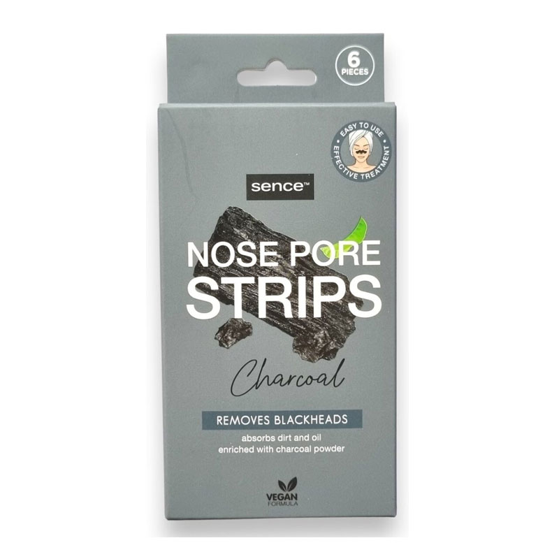 SENCE NOSE PORE STRIPS CHARCOAL 
